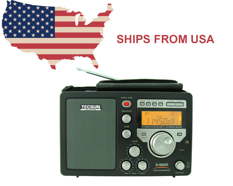 Tecsun S-8800 Portable Shortwave Radio with SSB