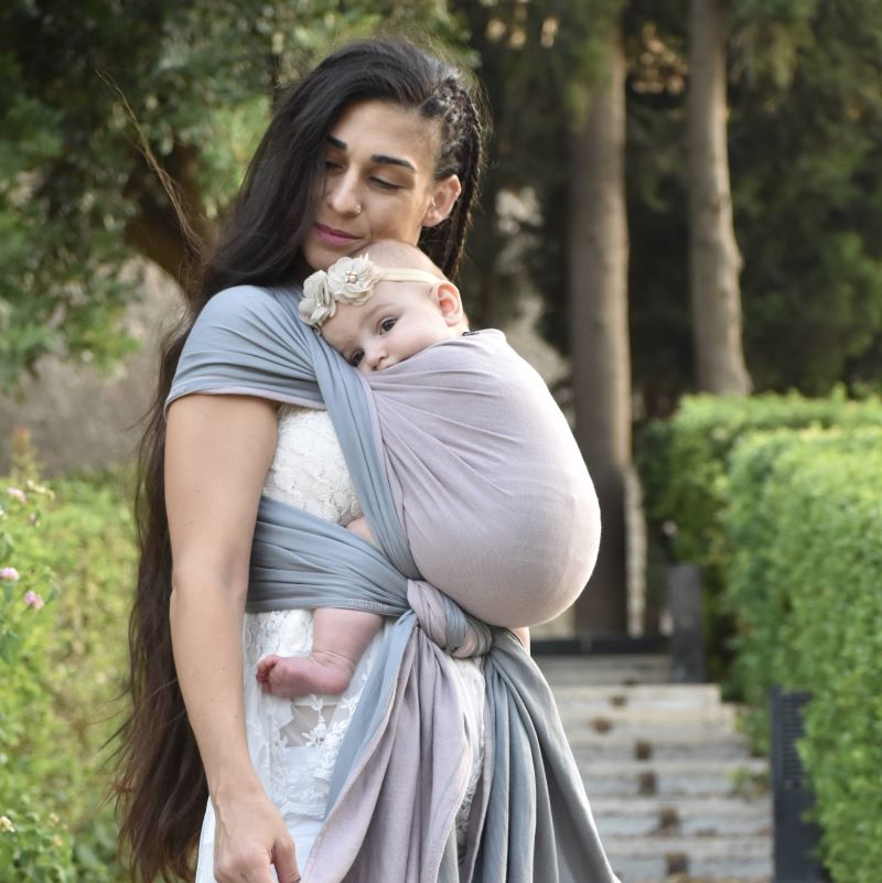 ベビーラップ 新生児から体重制限がなく抱っこやおんぶに使える