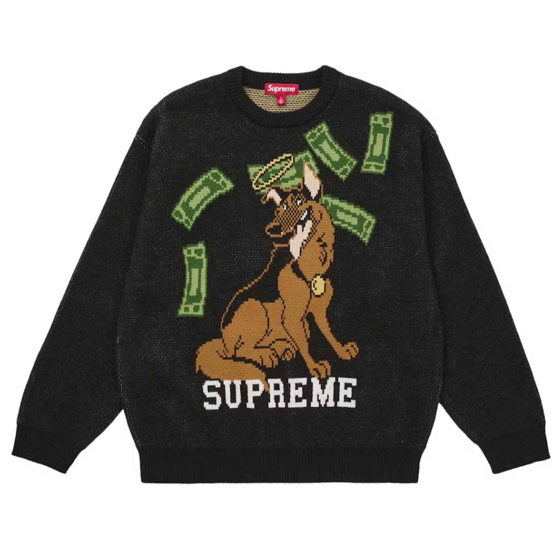 Supreme All Dogs Go To Heaven Sweater Black – DISTRICT ONE NY