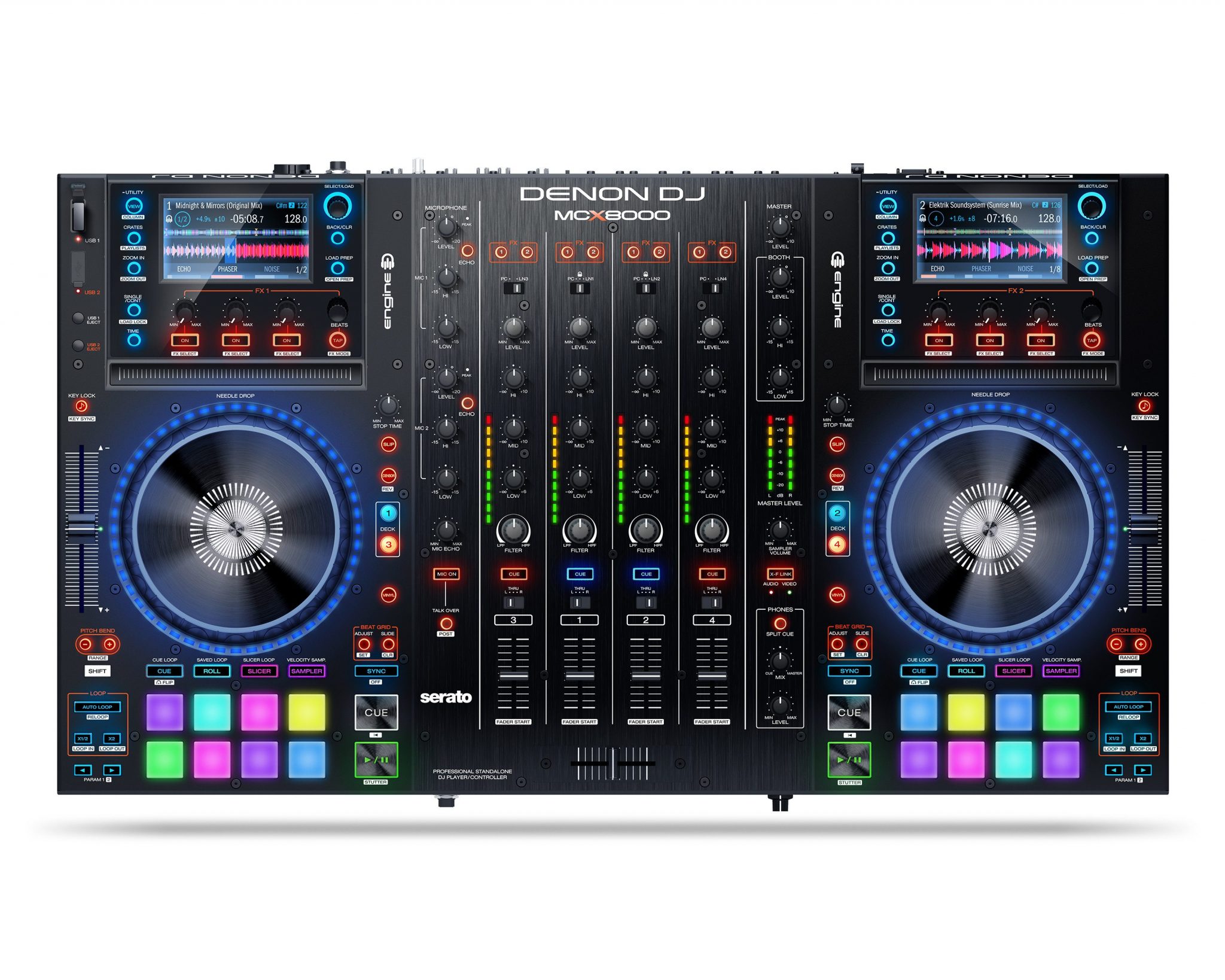 Denon DJ MCX-8000 controller — exclusive pics! – DJWORX