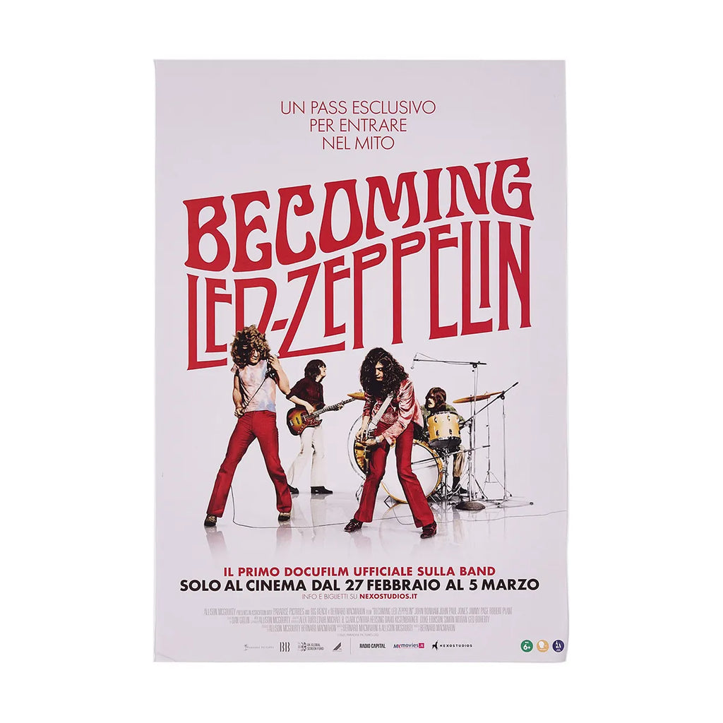 レッド・ツェッペリン：ビカミング』 映画 ポスター イタリア