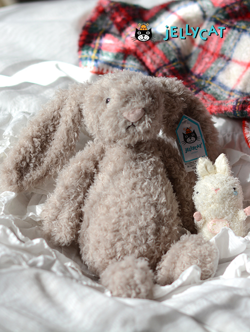 Jellycat Bashful Curlie Bunny Medium_BAS3CUR カーリー バニー を