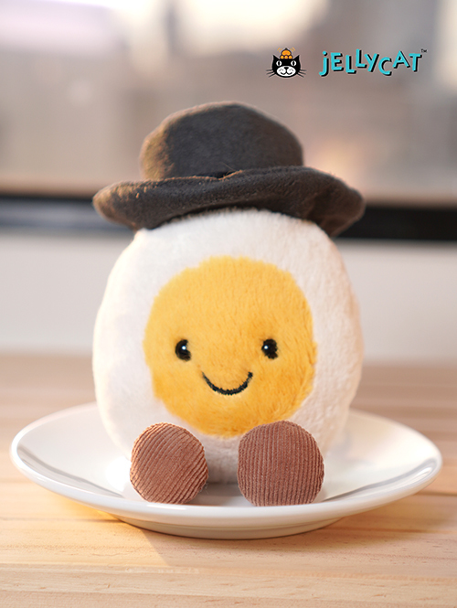 Jellycat Amuseables Boiled Groom Egg ｼﾞｪﾘｰｷｬｯﾄ たまごの縫いぐるみ