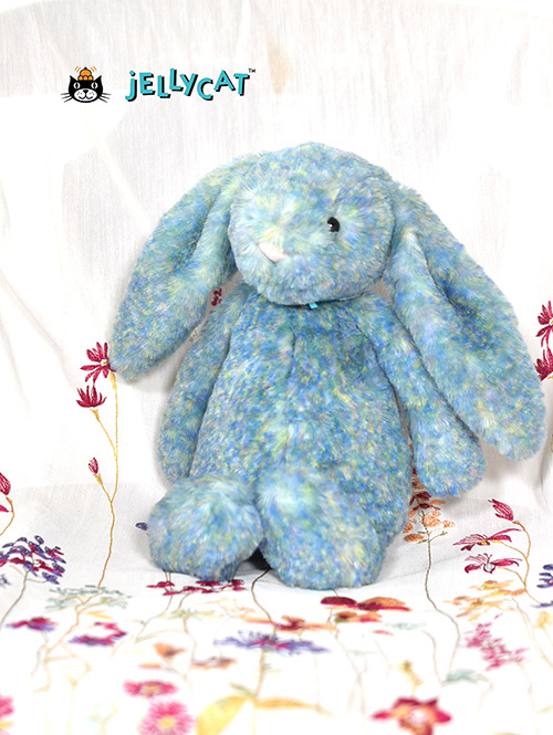 31cm/original【25周年記念ラベル】Jellycat Bashful Luxe Bunny Azure