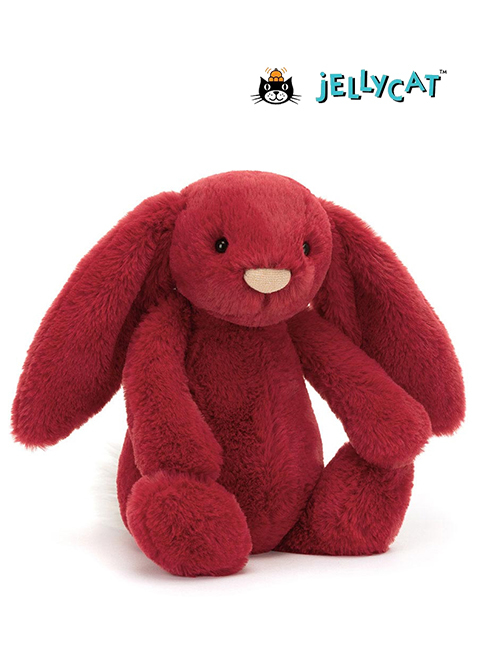 Jellycat (ｼﾞｪﾘｰｷｬｯﾄ）Bashful Luxe Bunny Scarlett ラックス うさぎ