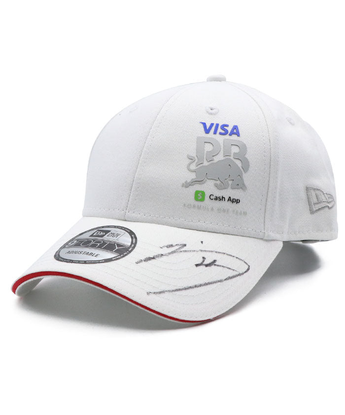 角田裕毅 直筆サイン入り Visa Cash App RB チーム NewEra キャップ