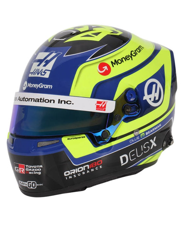 オリバー・ベアマン 2025年 ハース ヘルメット by BELL 1/2スケール