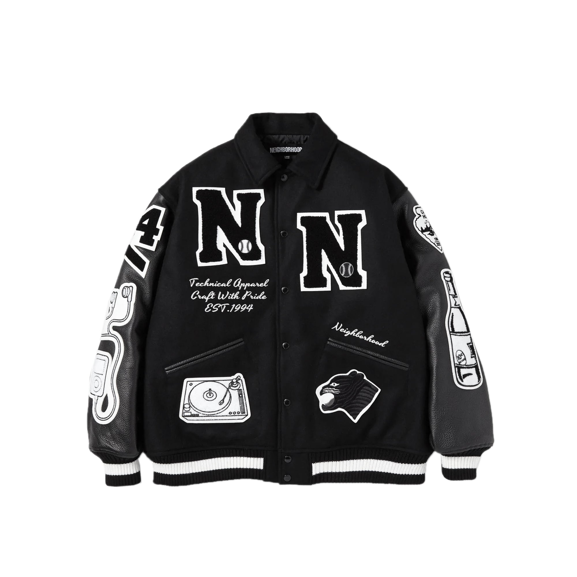 Neighborhood Mens Stadium Jacket – Extra Butter