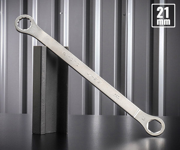 KOTO 6角x12角 極薄めがねレンチ LW-2121 サイズ21mm なめにくい六角と