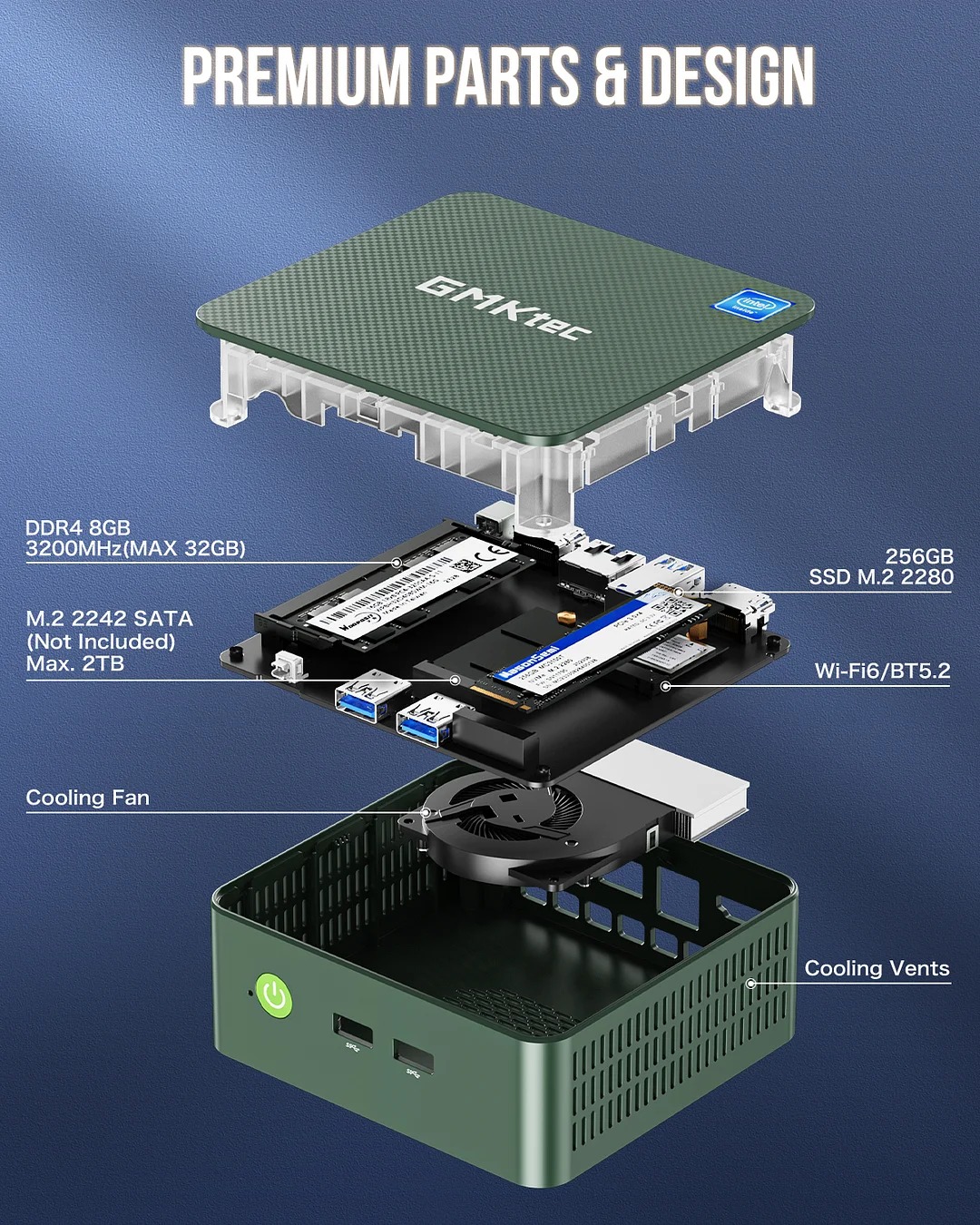 GMKtec NucBox G3-Most Cost-Effective Mini PC With Intel N100