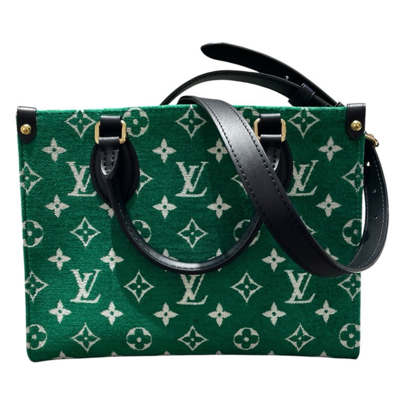 ルイ・ヴィトン LOUIS VUITTON オンザゴーPM M46216 グリーン