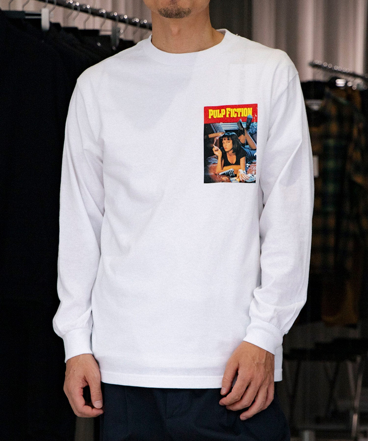 PULP FICTION / LONG SLEEVE T-SHIRT - WACKO MARIA (ワコマリア