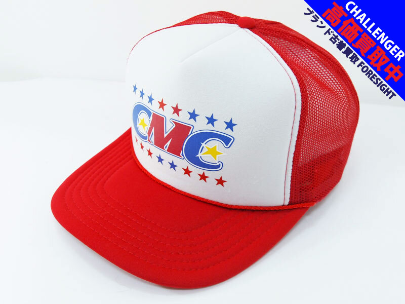 CHALLENGER 'CMC MESH CAP'メッシュ キャップ RED チャレンジャー