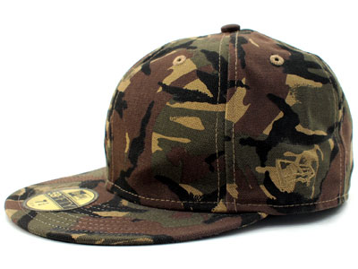 Supreme 'Camo Side Logo New Era'サイドロゴ ニューエラキャップ カモ