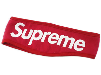 Supreme 'Fleece Headband'フリース ヘッドバンド ヘアバンド