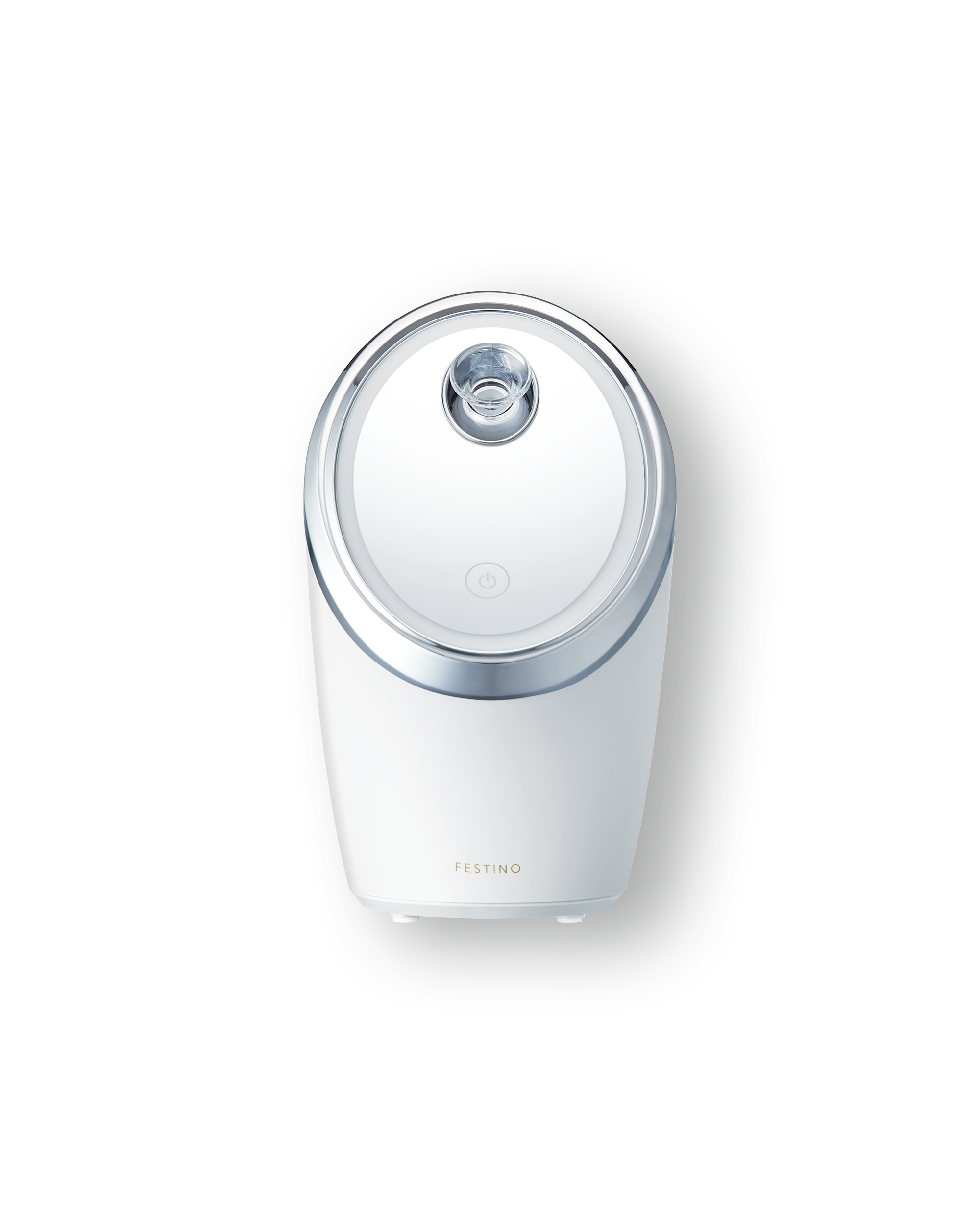 フェスティノ フェイシャルアロマナノスチーマー FFSTINO 白 ホワイト