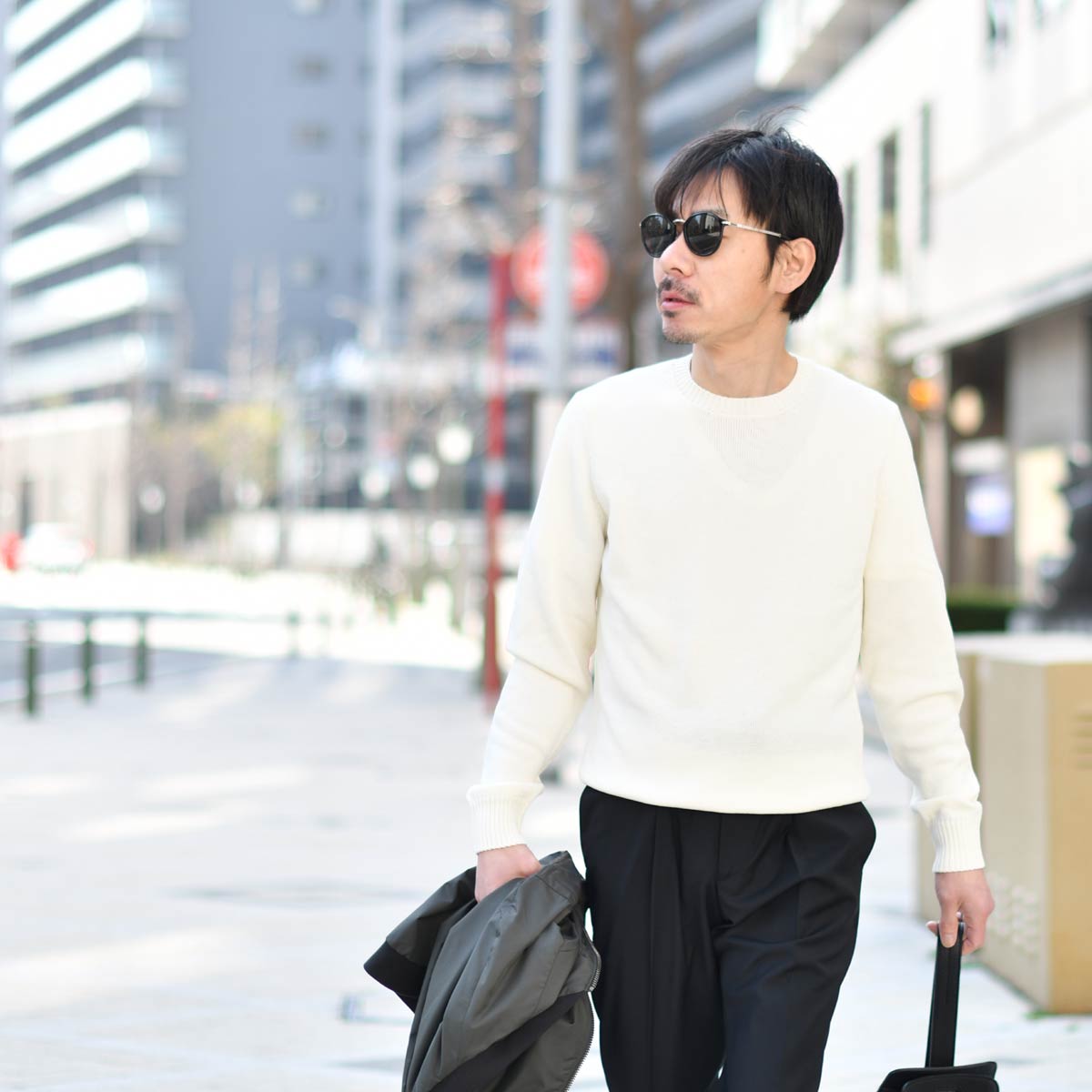 Drumohr【ドルモア】クルーネックニット D8Z103 D13 120 コットン 8G