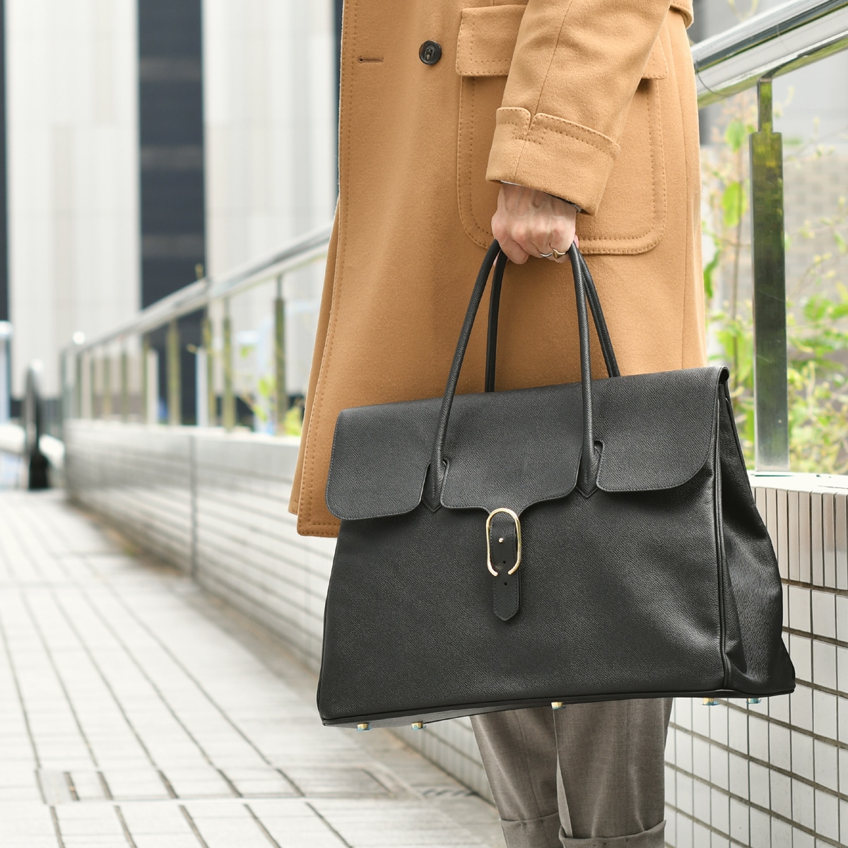 CISEI【チセイ/シセイ】フラップ付きトートバッグL 983 132 WLS NERO