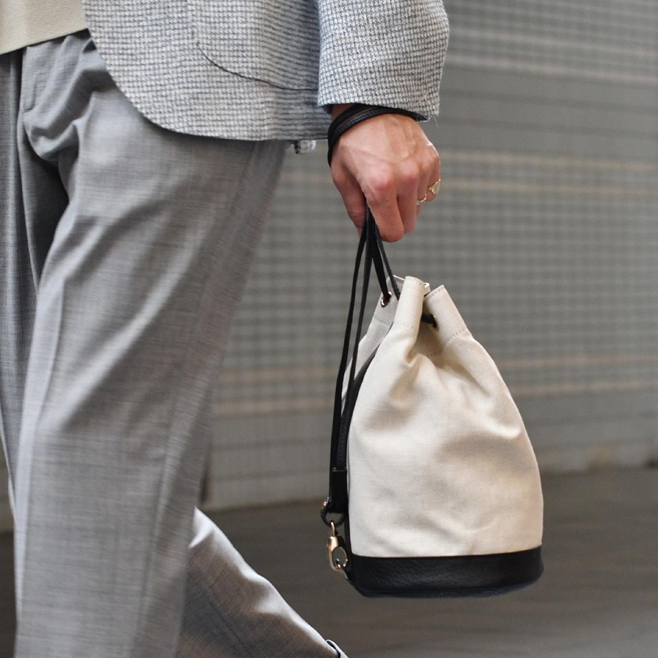 CISEI【チセイ/シセイ】別注ミニプールバッグ 1255 BG VARI キャンバス