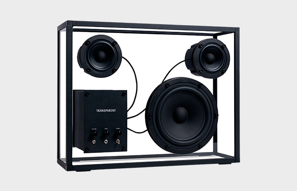 TRANSPARENT SPEAKER トランスペアレントスピーカー 黒 ブラック