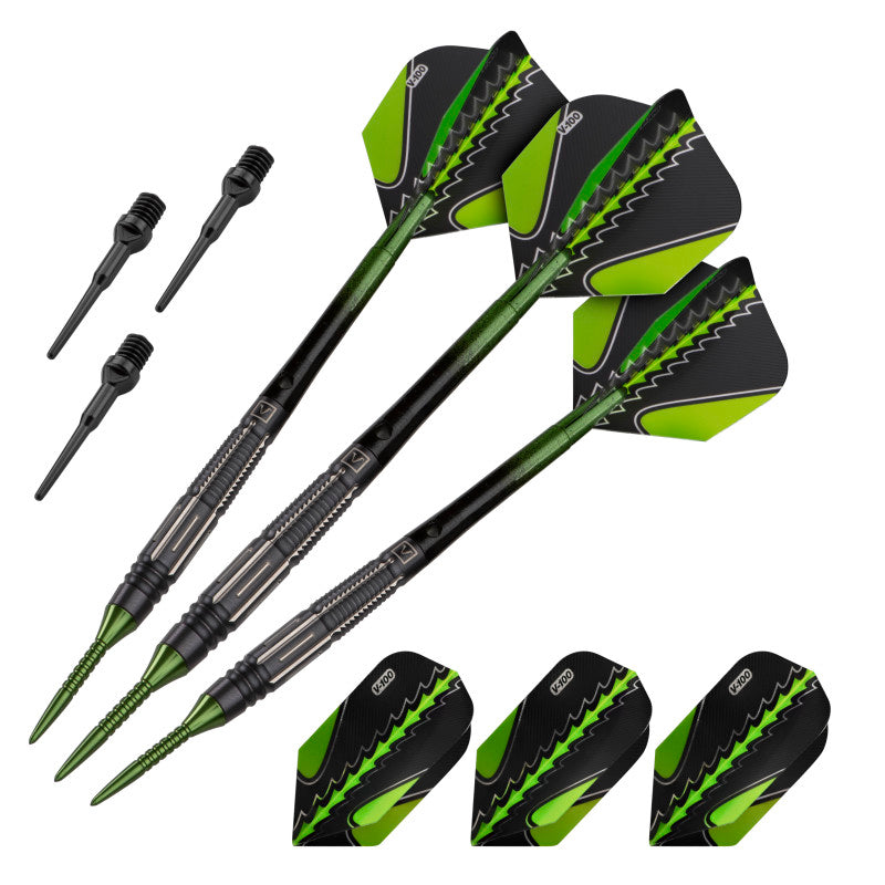 Viper Black Flux 90% Tungsten Steel or Soft Tip Conversion Darts
