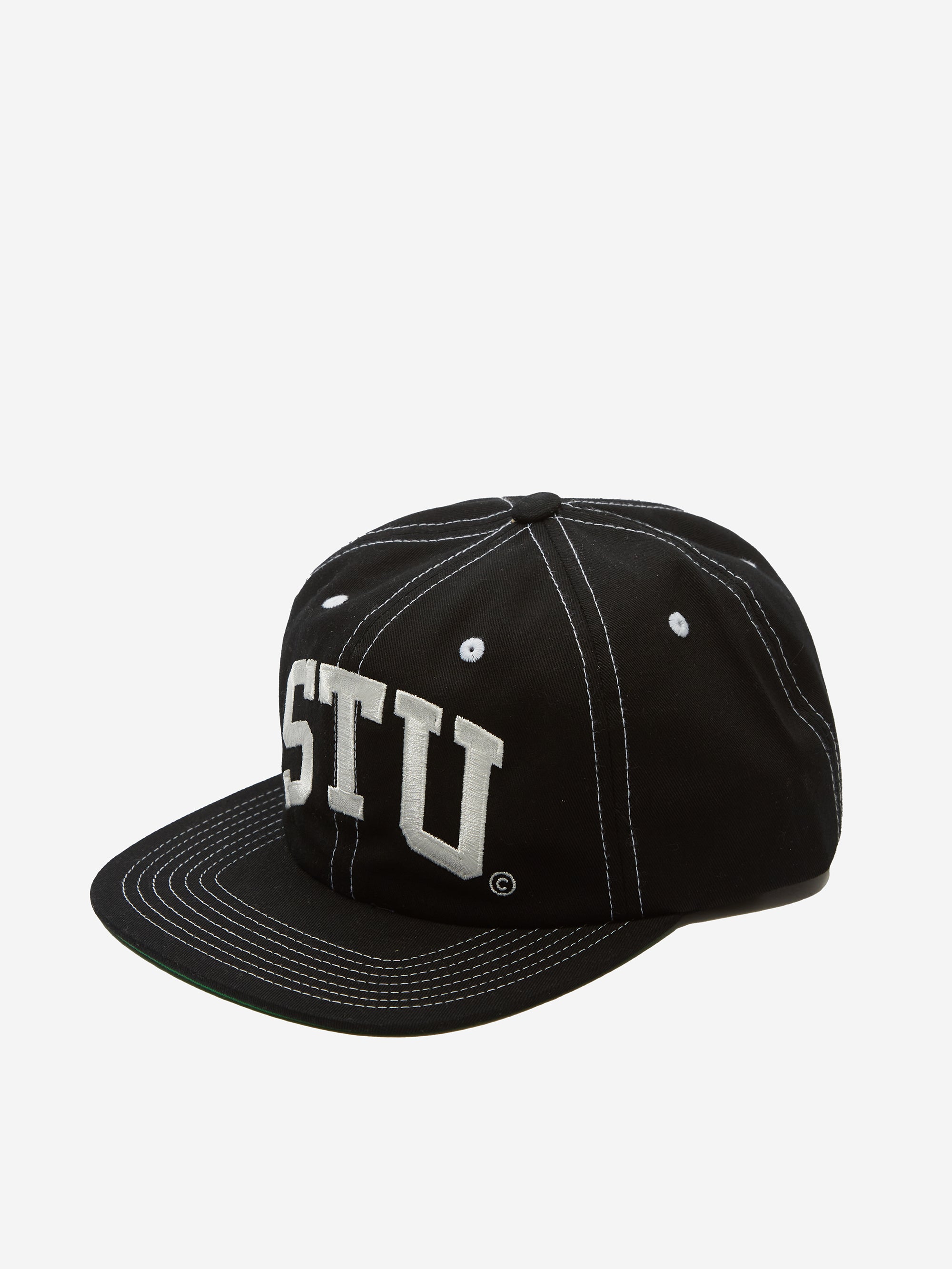 Stussy STU Arch Strapback Cap - Black – Goodhood