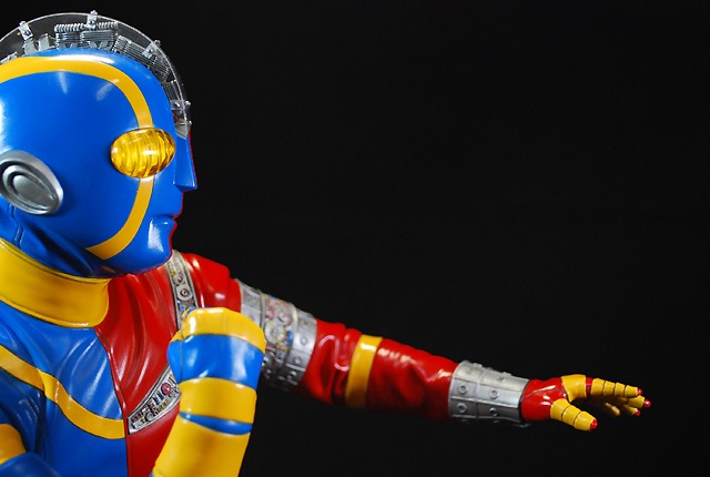 海洋堂】 メガソフビ 人造人間キカイダー 完成品