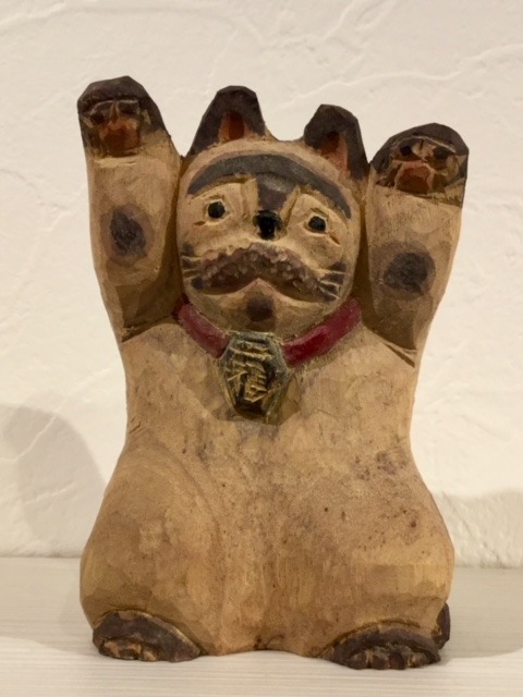 松田一戯「招き猫」: 城崎温泉 木 輪 （もくりん）