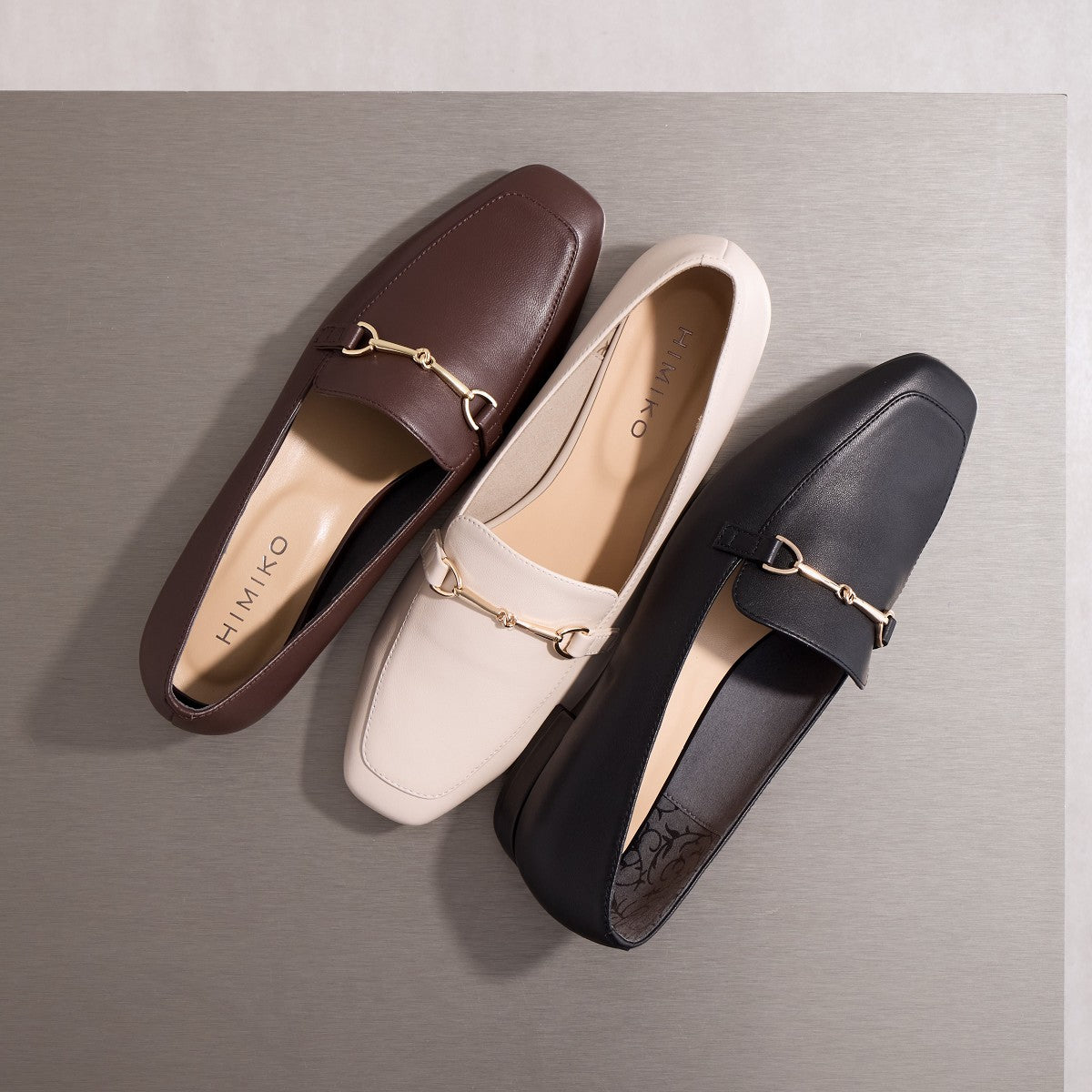 再入荷／WEB限定デザイン】ビットモチーフローファー/640003