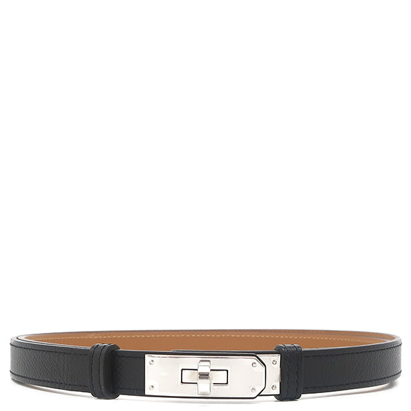 エルメス HERMES ベルト ケリー 18 ブラック×ゴールド ヴォーエプソン