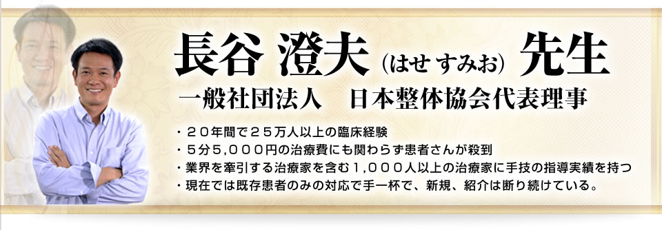 長谷澄夫の「内臓テクニック」