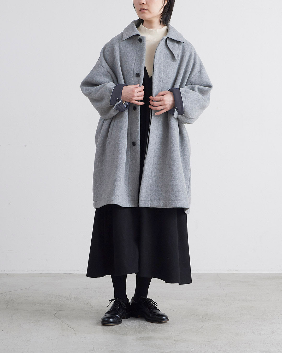 HEAVENLY ヘブンリー］ #014 Wool Mix Balmacaan Half Coat / ウール