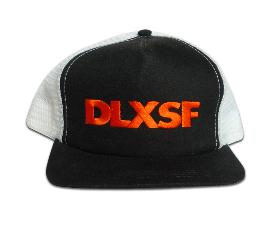 DLXSF LOGO EMBROIDERY MESH CAP キャップ メッシュキャップ