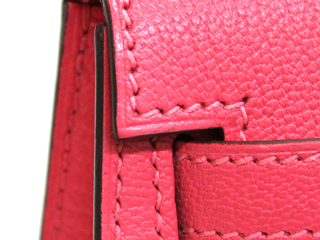 エルメス ◇ ケリー2 ミニ ◇ シェーブル ローズリップスティック 【未