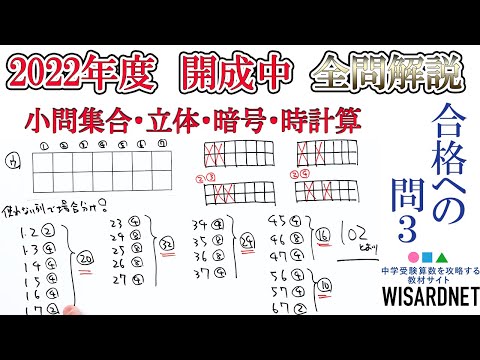 開成中学校の過去問解説動画 一覧｜【WISARDNET】中学受験 過去問 解説