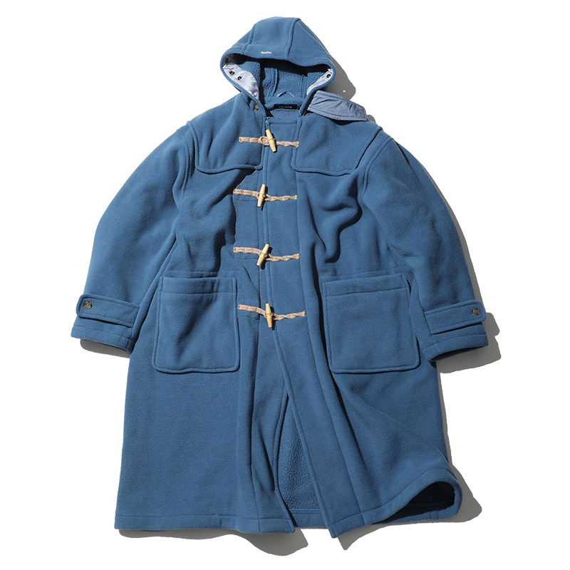 NAUTICA 22AW BOA FLEECE DUFFLE COAT 涤纶抓绒保暖连帽大衣外套