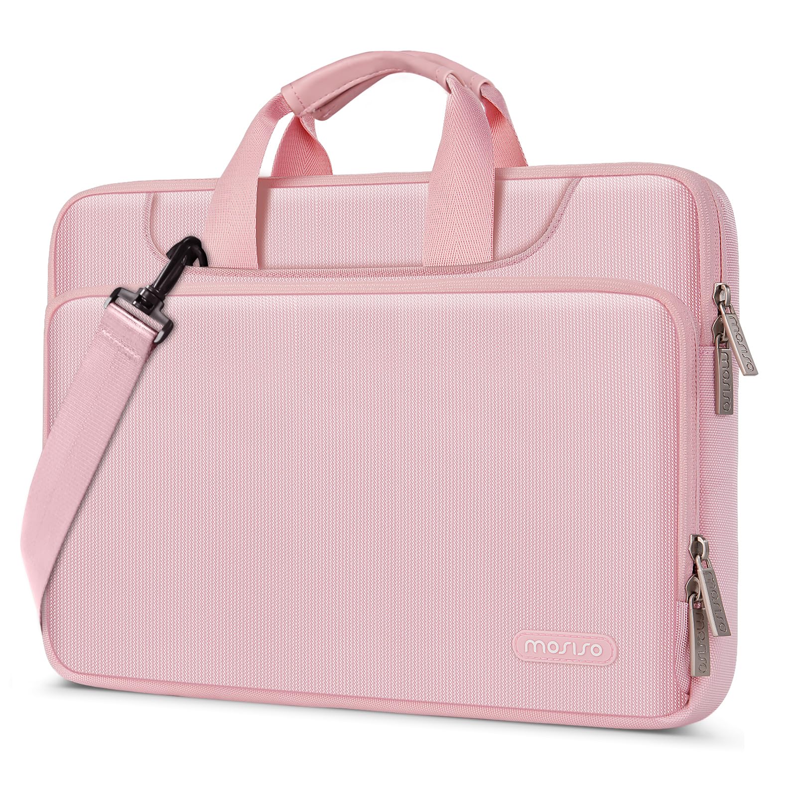 MOSISO 360 Protective Laptop Shoulder Bag Compatible with 13-17.3