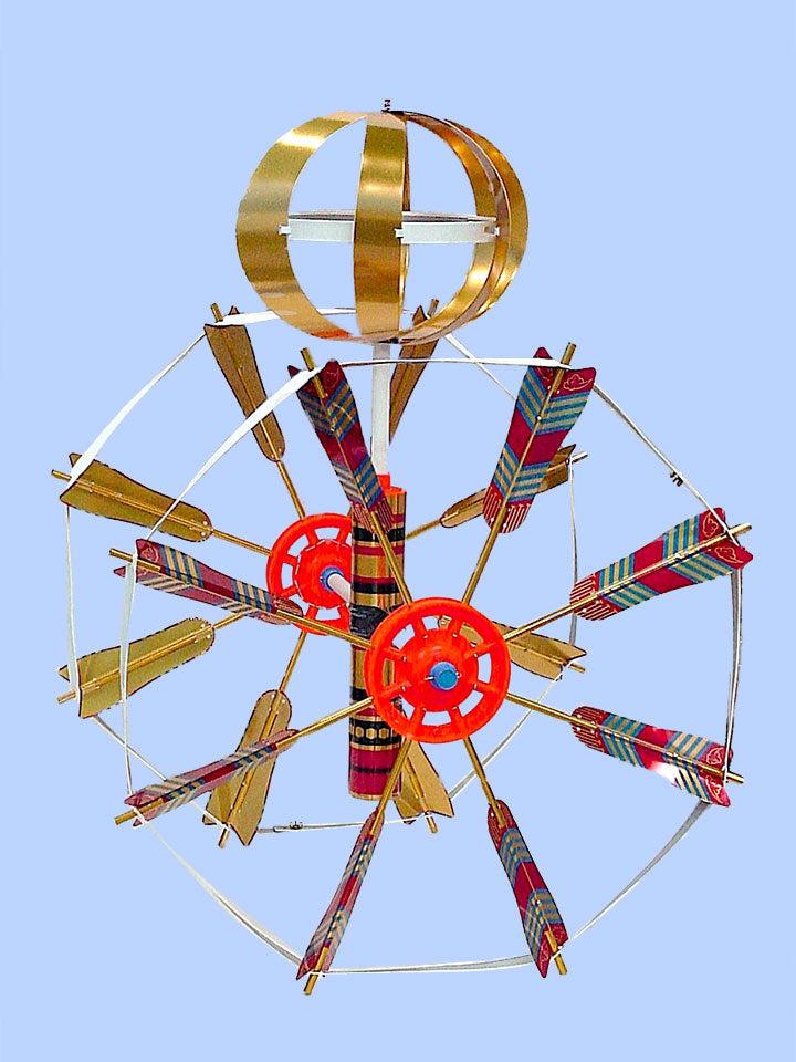 五月幟備品 鯉のぼり用矢車単品6m以上の鯉のぼりセット用 5号ブリキ