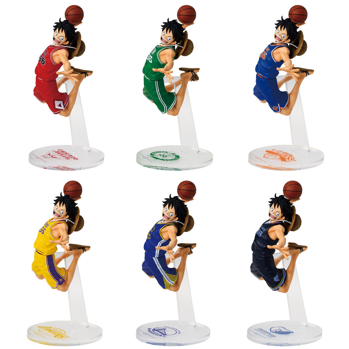 One Piece x NBA Master Stars - Monkey D. Luffy (6 Types) [Pre