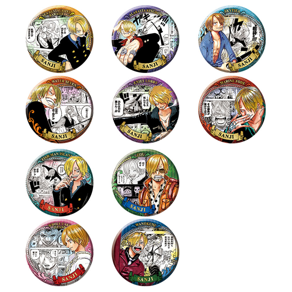 ONE PIECE』コレクション缶バッジ“HEROES” 【サンジ】 第2弾 （全10種