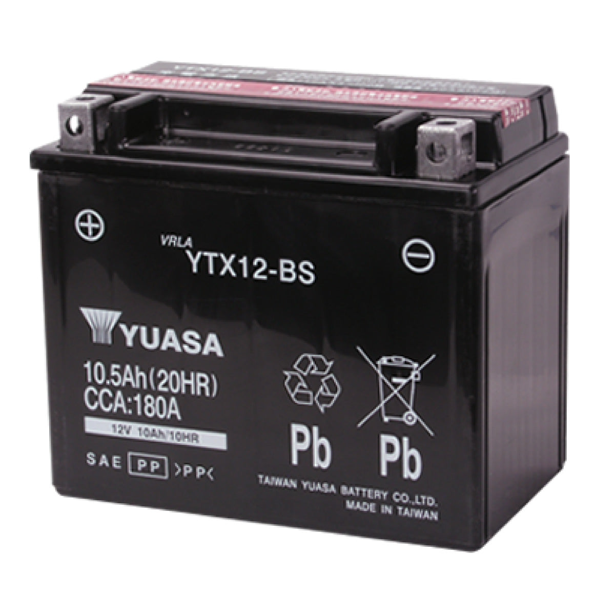 台湾ユアサ YTX12-BS （密閉型） バイク用バッテリー – バッテリー