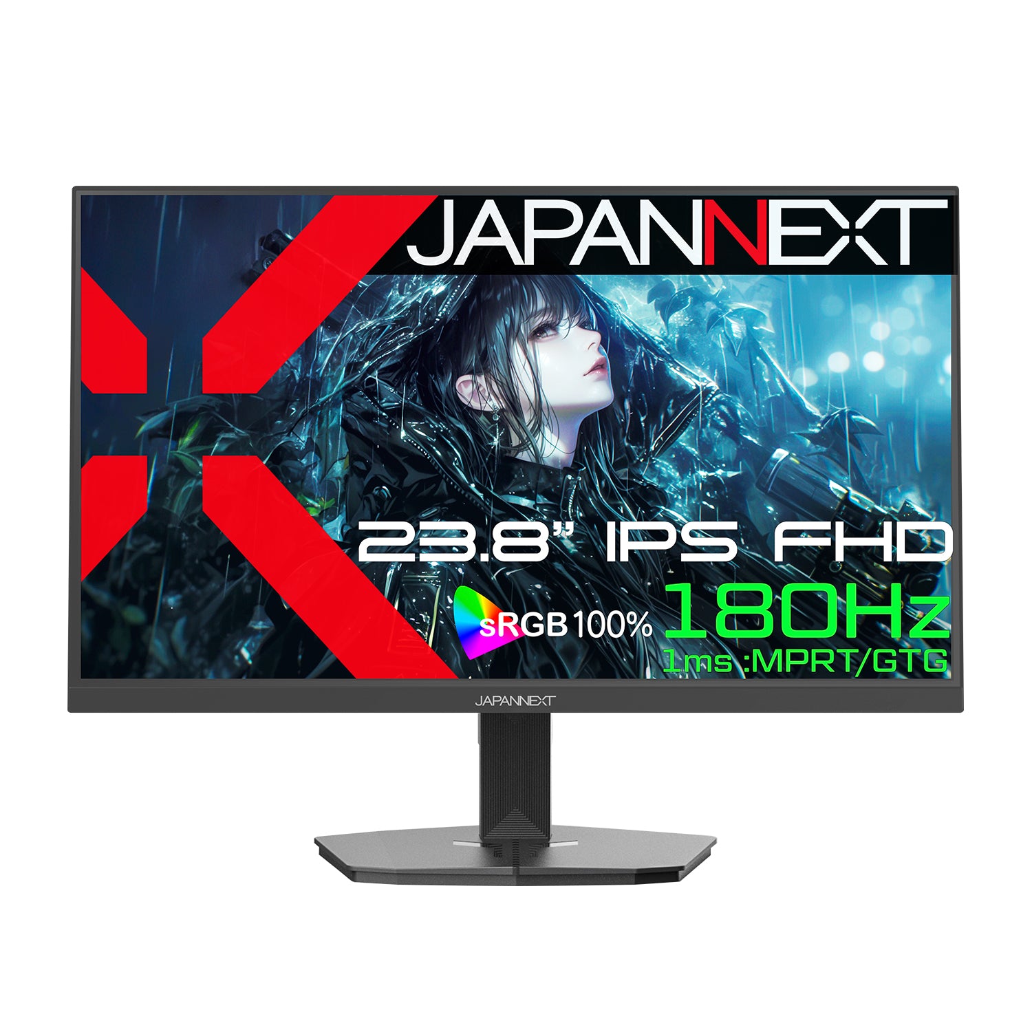 ECサイト限定】JAPANNEXT 23.8インチ IPSパネル搭載 180Hz対応 フルHD