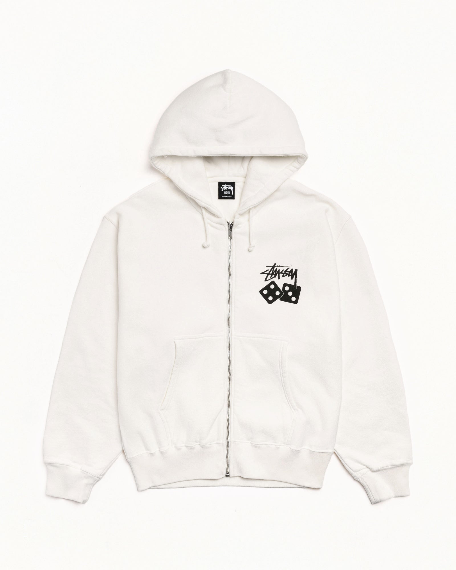 Dice Zip Hoodie Pigment Dyed – Natural | Sweats | Stüssy Japan