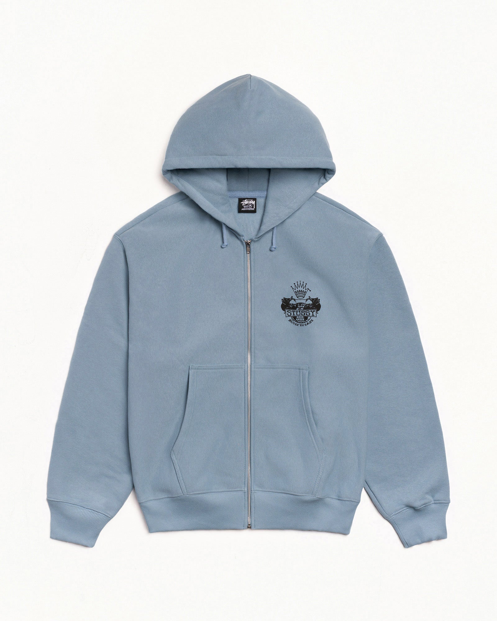 Built To Last Zip Hoodie – Slate | Sweats | Stüssy Japan