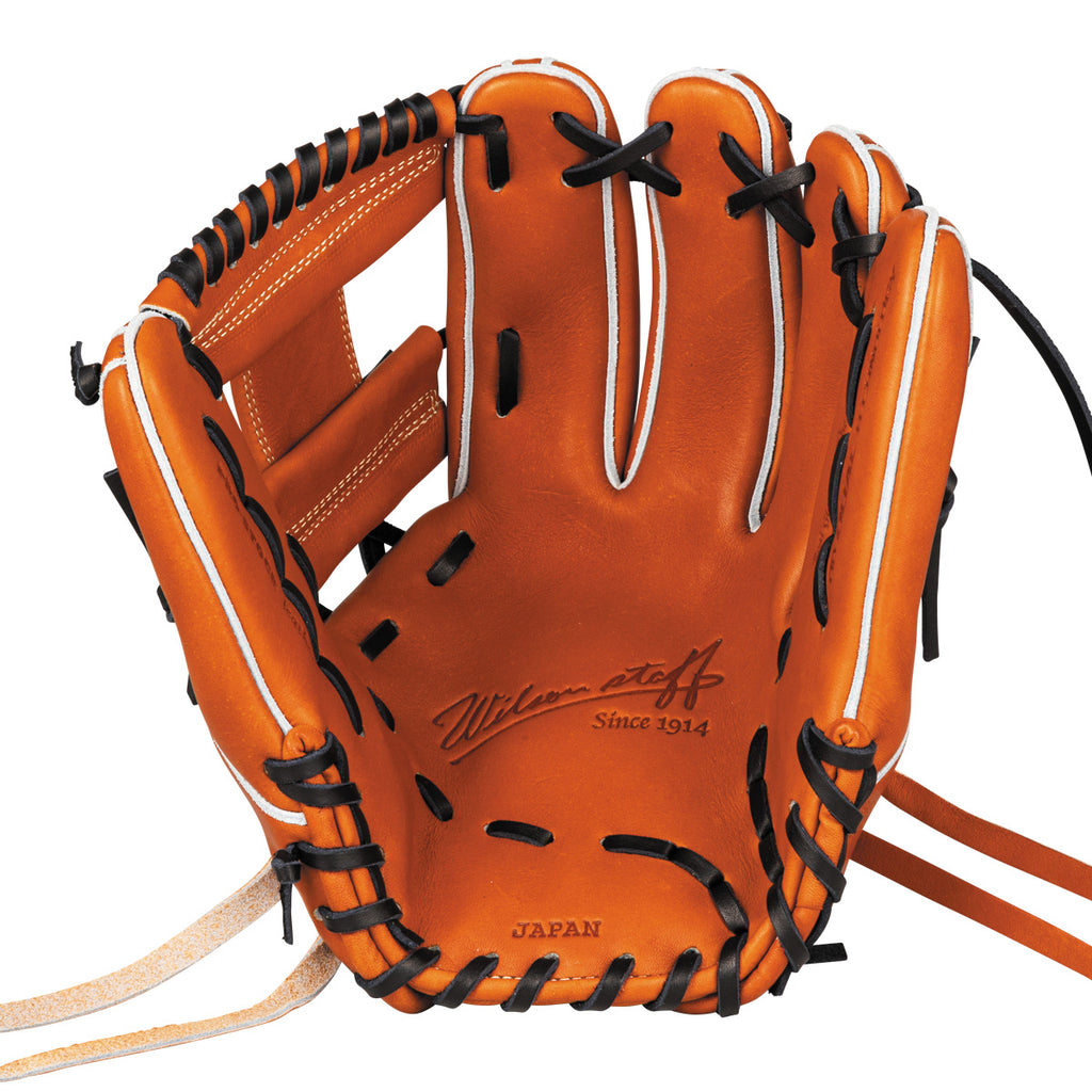 硬式用 Wilson Staff DUAL 内野手用 1723型 - Tオレンジ by Wilson