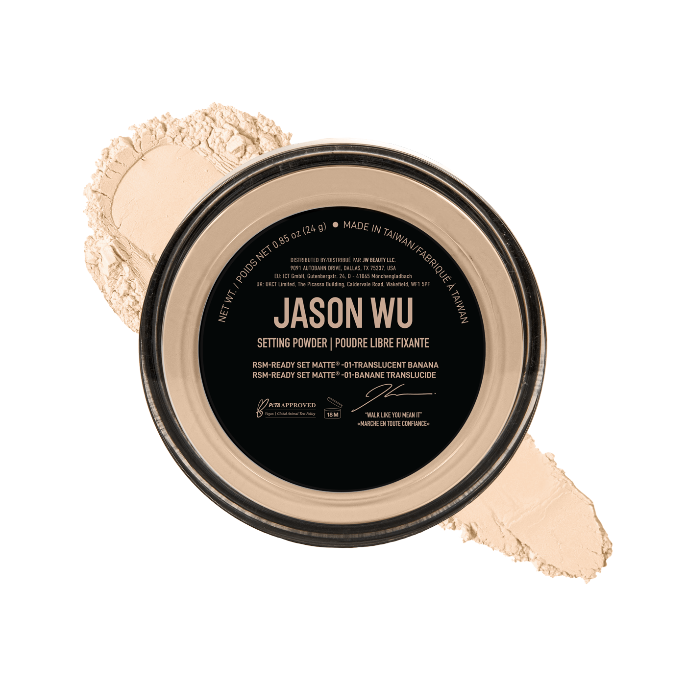 READY SET Setting Matte - 01 Translucent Banana Loose Powder