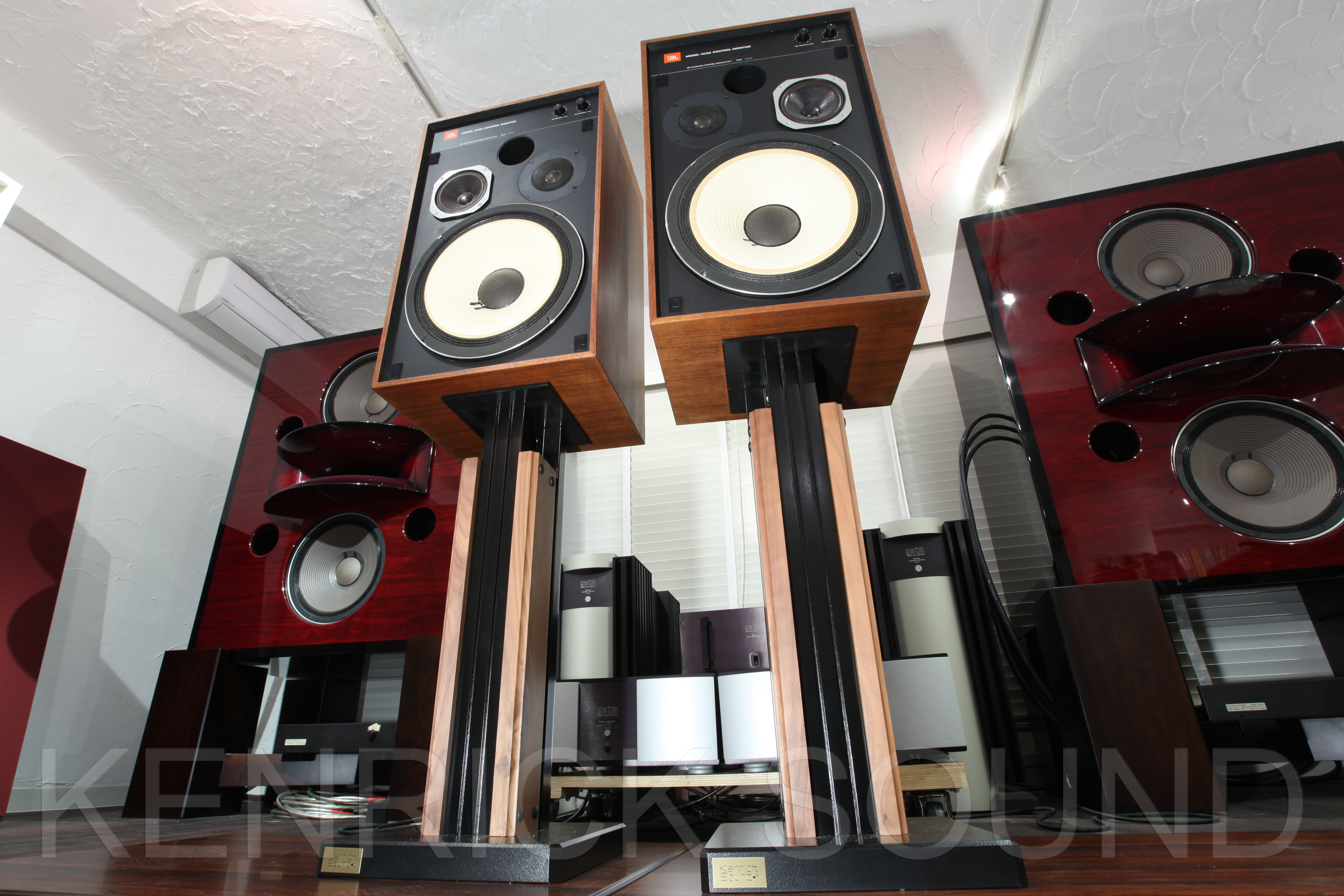 JBL 4312A コンパクトモニタースピーカー・ウォールナット美品