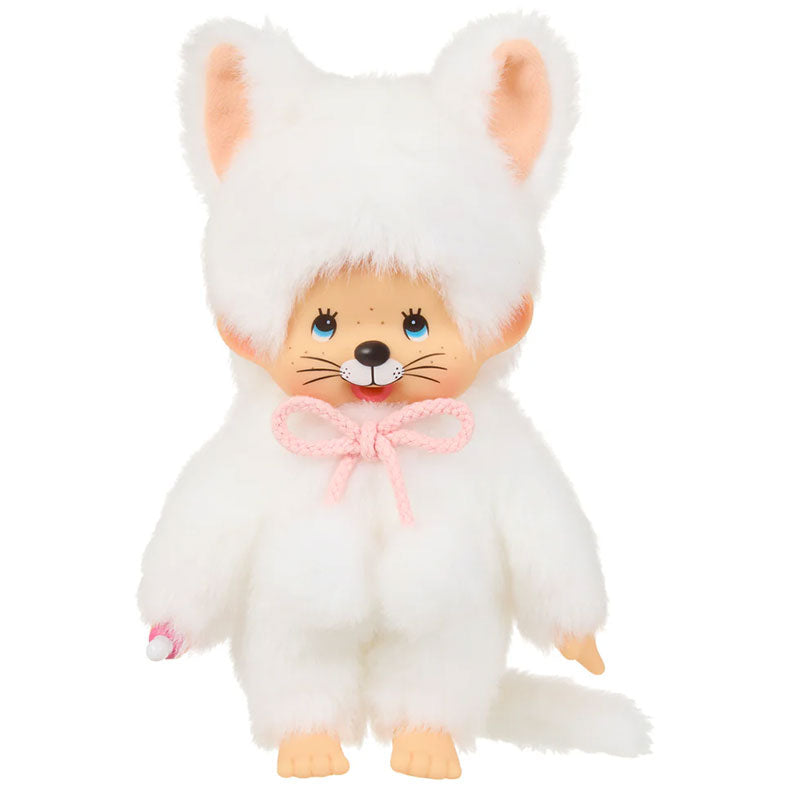 Monchhichi White Cat – Kinoko Kids