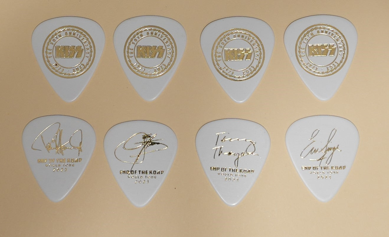 KISS 2023 MADISON SQUARE GARDEN 50th Anniversary White w Gold