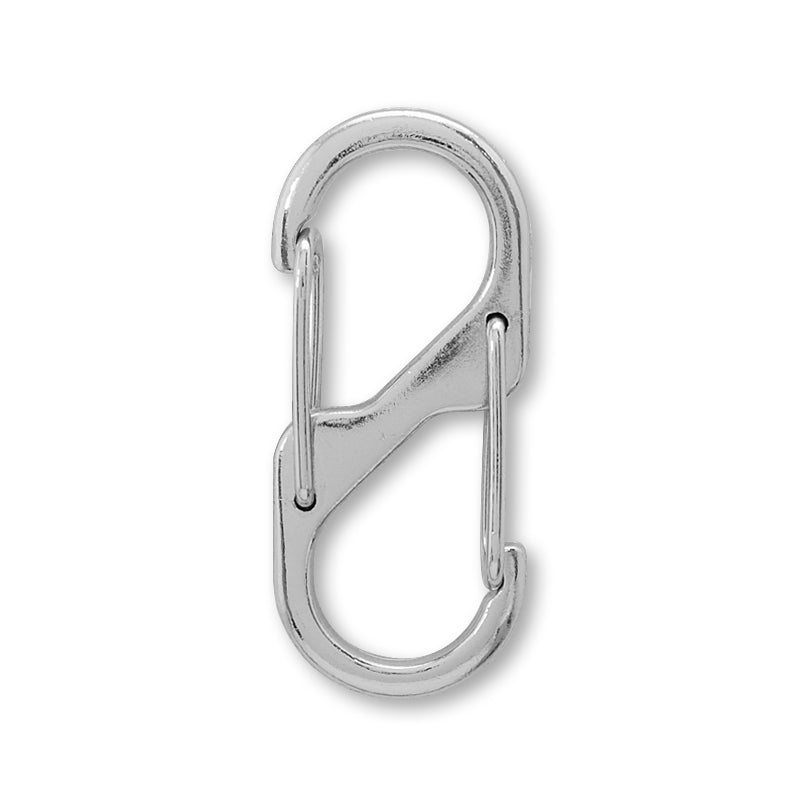 カラビナ S型 ニッケル – 貴和製作所オンラインストア